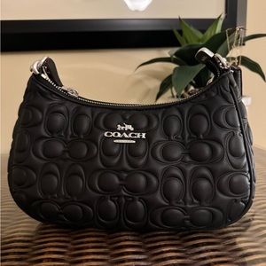 Coach Teri Shoulder Bag In Signature Leather NWT